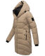 Navahoo Knutschilein ladies winter jacket Taupe Grey