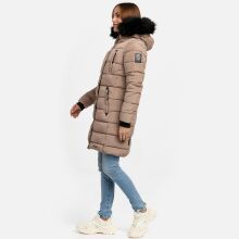 Navahoo Lotusblüte Princess ladies long winter quilted jacket  Größe M - Gr. 38