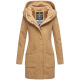 Marikoo Maikoo Damen Trenchcoat Wintermantel Camel Größe XXXL - Gr. 46