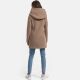 Marikoo Maikoo Damen Trenchcoat Wintermantel Taupe Grey Größe XXXXL - Gr. 48