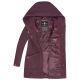 Marikoo Maikoo Damen Trenchcoat Wintermantel Dusty Plum Größe XXXXL - Gr. 48