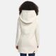 Marikoo Maikoo Damen Trenchcoat Wintermantel Offwhite Größe S - Gr. 36