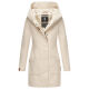 Marikoo Maikoo Damen Trenchcoat Wintermantel Offwhite Größe M - Gr. 38