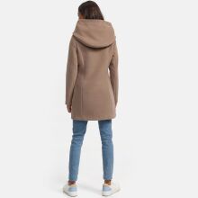 Marikoo Maikoo Damen Trenchcoat Wintermantel Taupe Grey Größe XXXXXL - Gr. 50