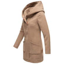 Marikoo Maikoo Damen Trenchcoat Wintermantel Taupe Grey Größe XXXXXL - Gr. 50
