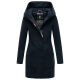 Marikoo Maikoo Damen Trenchcoat Wintermantel Dark Navy Größe XXXXXL - Gr. 50
