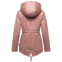 Marikoo Manolya Damen Parka Winterjacke mit Teddyfell Terracotta Größe XXXL - Gr. 46