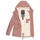 Marikoo Manolya Damen Parka Winterjacke mit Teddyfell Terracotta Größe XXXL - Gr. 46