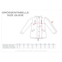 Marikoo Manolya Damen Parka Winterjacke mit Teddyfell Schwarz - Schwarz Größe XXL - Gr. 44