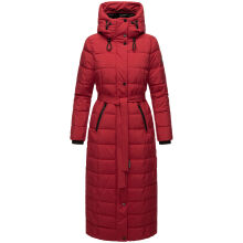Navahoo Das Teil XIV Damen Winter Steppmantel Dark Red-Größe XXXL - Gr. 46