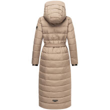 Navahoo Das Teil XIV Damen Winter Steppmantel Taupe Grey-Größe XXXL - Gr. 46
