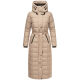 Navahoo Das Teil XIV Damen Winter Steppmantel Taupe Grey-Größe XXXL - Gr. 46