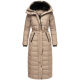 Navahoo Das Teil XIV Damen Winter Steppmantel Taupe Grey-Größe XXXL - Gr. 46