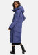 Marikoo Nadaree lange Damen Winter Steppjacke Blue Violet Größe M - Gr. 38