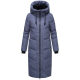 Marikoo Nadaree lange Damen Winter Steppjacke Blue Violet Größe L - Gr. 40