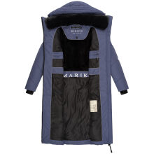 Marikoo Nadaree lange Damen Winter Steppjacke Blue Violet Größe XXL - Gr. 44