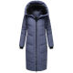 Marikoo Nadaree lange Damen Winter Steppjacke Blue Violet Größe XXL - Gr. 44