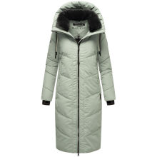 Marikoo Nadaree lange Damen Winter Steppjacke Smokey Mint Größe M - Gr. 38