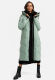 Marikoo Nadaree lange Damen Winter Steppjacke Smokey Mint Größe M - Gr. 38