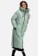 Marikoo Nadaree lange Damen Winter Steppjacke Smokey Mint Größe L - Gr. 40