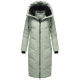 Marikoo Nadaree lange Damen Winter Steppjacke Smokey Mint Größe L - Gr. 40