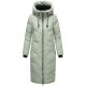 Marikoo Nadaree lange Damen Winter Steppjacke Smokey Mint Größe L - Gr. 40