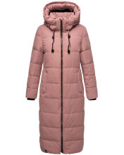 Marikoo Nadeshikoo Damen lange Winter Steppjacke Beige Größe M - Gr. 38