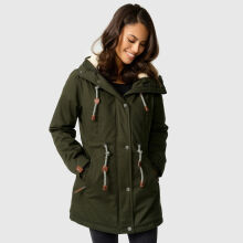 Navahoo Ireliaa Damen Winterjacke Olive Größe XXXL - Gr. 46