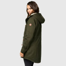 Navahoo Ireliaa Damen Winterjacke Olive Größe XXXL - Gr. 46