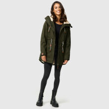 Navahoo Ireliaa Damen Winterjacke Olive Größe XXXL - Gr. 46