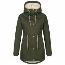 Navahoo Ireliaa Damen Winterjacke Olive Größe XXXL - Gr. 46
