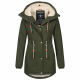 Navahoo Ireliaa Damen Winterjacke Olive Größe XXXL - Gr. 46