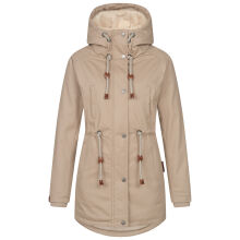 Navahoo Ireliaa Damen Winterjacke Beige Größe XXXL - Gr. 46