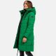 Marikoo Natsukoo Damen Winter Steppjacke lang Smaragd Green Größe M - Gr. 38