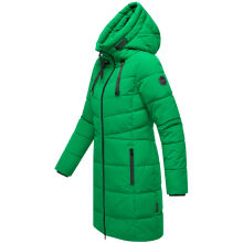 Marikoo Natsukoo Damen Winter Steppjacke lang Smaragd Green Größe L - Gr. 40