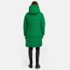Marikoo Natsukoo Damen Winter Steppjacke lang Smaragd Green Größe L - Gr. 40
