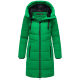 Marikoo Natsukoo Damen Winter Steppjacke lang Smaragd Green Größe L - Gr. 40