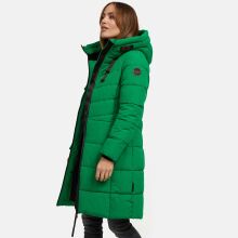 Marikoo Natsukoo Damen Winter Steppjacke lang Smaragd Green Größe XXL - Gr. 44