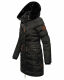Navahoo Paula Damen Parka Winterjacke Gefüttert Schwarz schwarzes Fell Größe XXXL - Gr. 46