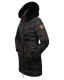 Navahoo Paula Damen Parka Winterjacke Gefüttert Schwarz schwarzes Fell Größe XXXXXL - Gr. 50