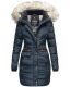 Navahoo Paula Ladies Winter Jacket Coat Parka Warm Lined Winterjacket B383 Navy