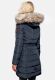 Navahoo Paula Damen Parka Winterjacke Gefüttert Navy Größe XXXXL - Gr. 48