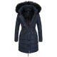 Navahoo Paula Damen Parka Winterjacke Gefüttert Navy Größe XXXXL - Gr. 48