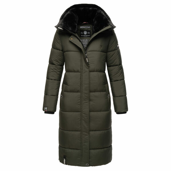 Marikoo Reliziaa Damen Winter Parka lang Dark Olive Größe XXXL - Gr. 46
