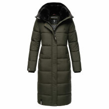 Marikoo Reliziaa Damen Winter Parka lang Dark Olive Größe XXXL - Gr. 46