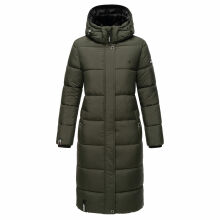 Marikoo Reliziaa Damen Winter Parka lang Dark Olive Größe XXXL - Gr. 46