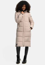 Marikoo Reliziaa Damen Winter Parka lang Taupe Größe XXXL - Gr. 46
