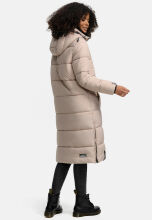 Marikoo Reliziaa Damen Winter Parka lang Taupe Größe XXXL - Gr. 46