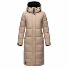 Marikoo Reliziaa Damen Winter Parka lang Taupe Größe XXXL - Gr. 46