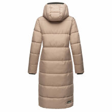 Marikoo Reliziaa Damen Winter Parka lang Taupe Größe XXXL - Gr. 46